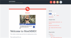 Desktop Screenshot of mostmmo.com