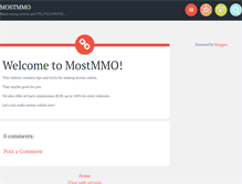 Tablet Screenshot of mostmmo.com